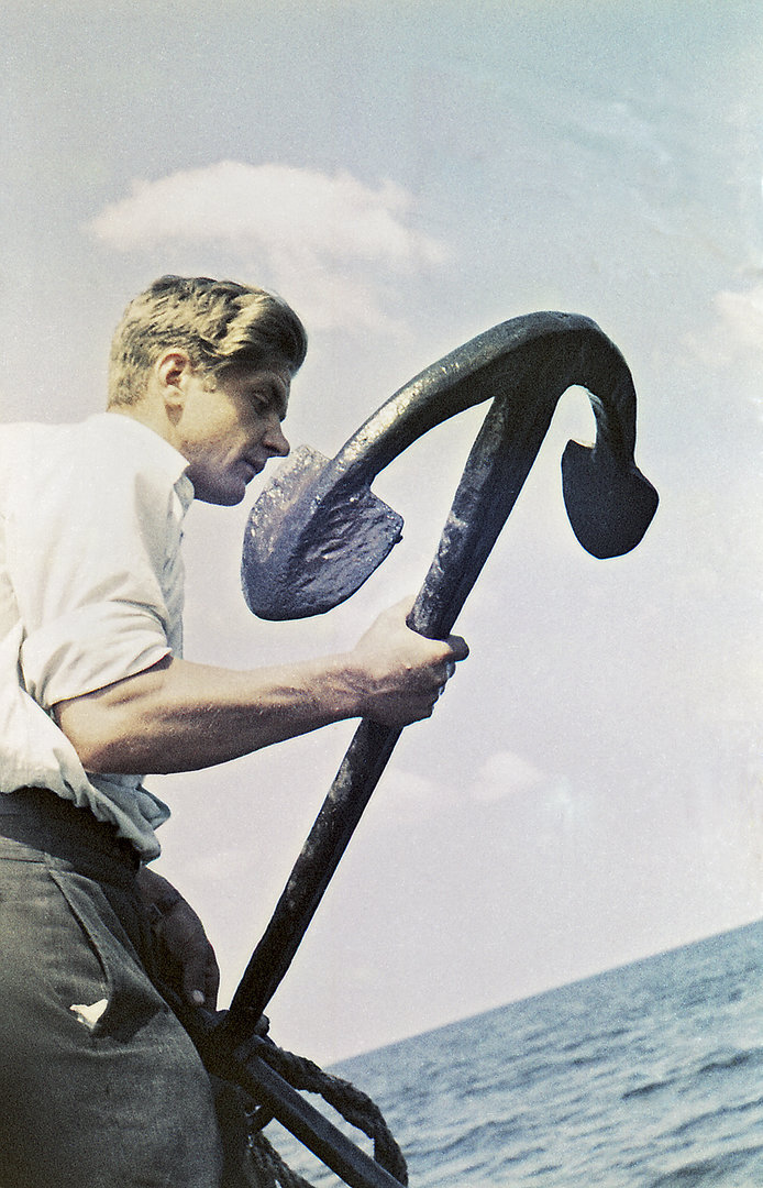 Ventės žvejai. Ventės ragas, 1958