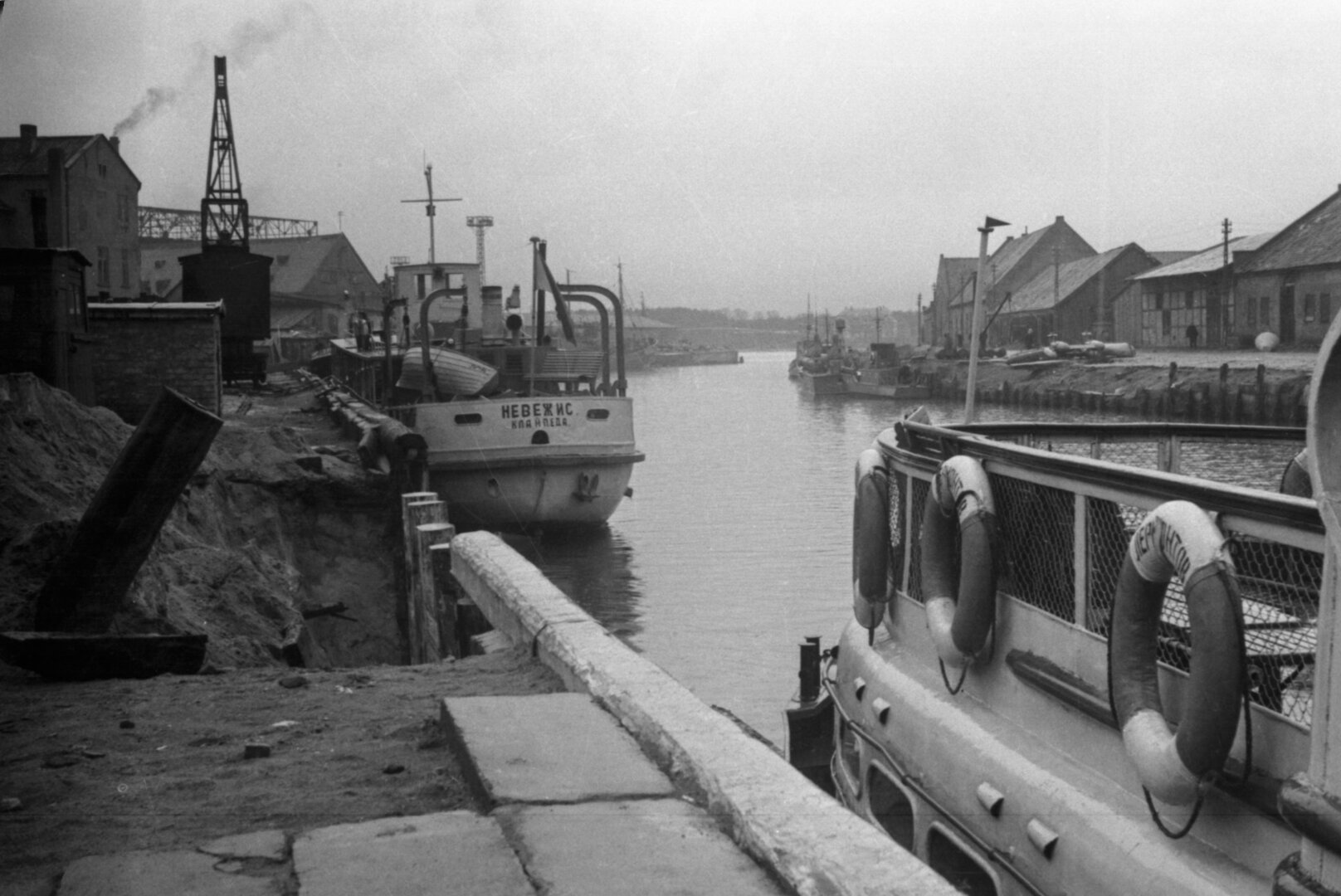 Kur&scaron;ių marios. Klaipėda, Kur&scaron;ių nerija, 1958