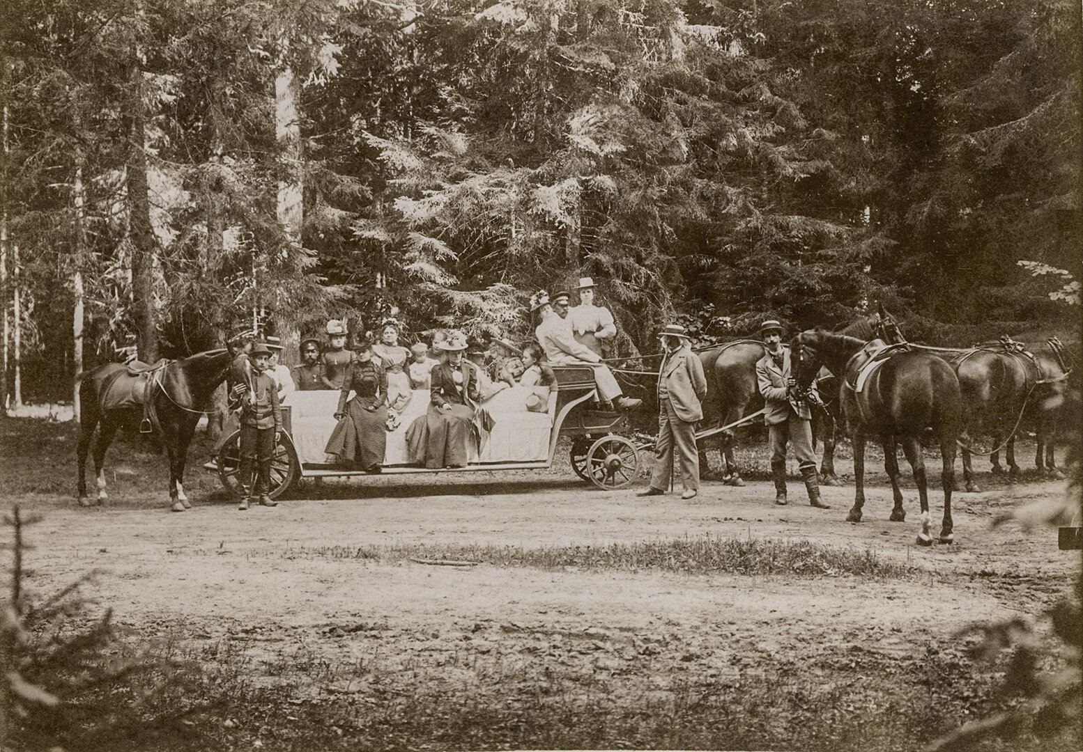 Pasivažinėjimas didžiąja lineika. Vaitku&scaron;kis, 1899 07 25