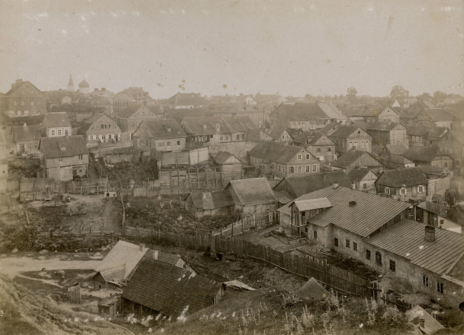 Vilkmergės panorama. 1896 07 01