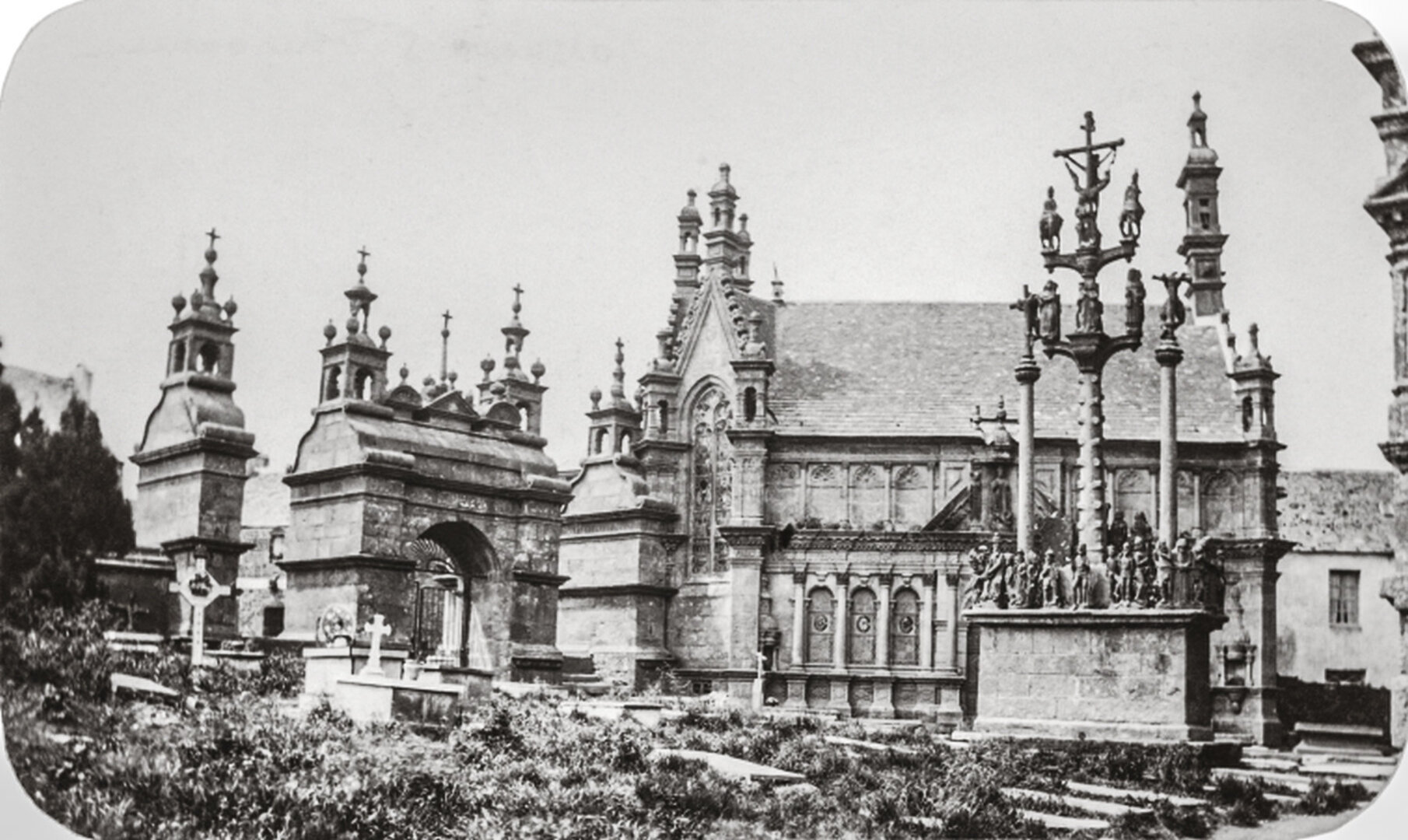  Saint-Thegonnes Kalvarijos Bretanėje. 1879