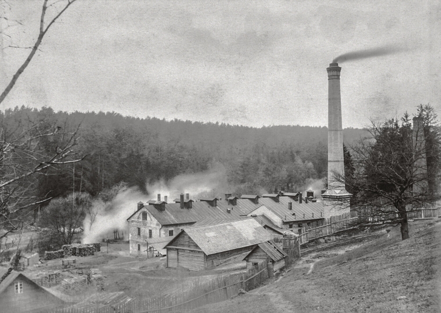 Verkių popieriaus fabrikas. XIX a. 9 de&scaron;.
