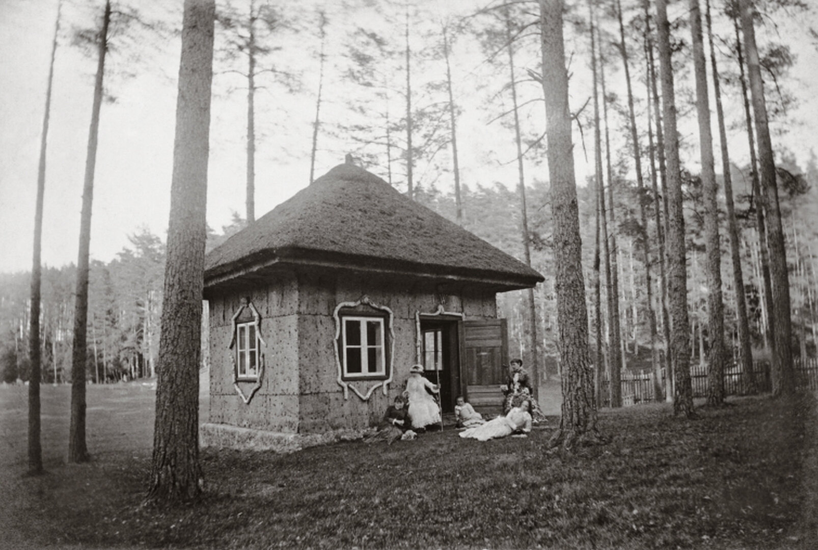 Poilsio namelis mi&scaron;ke. Verkiai, 1882