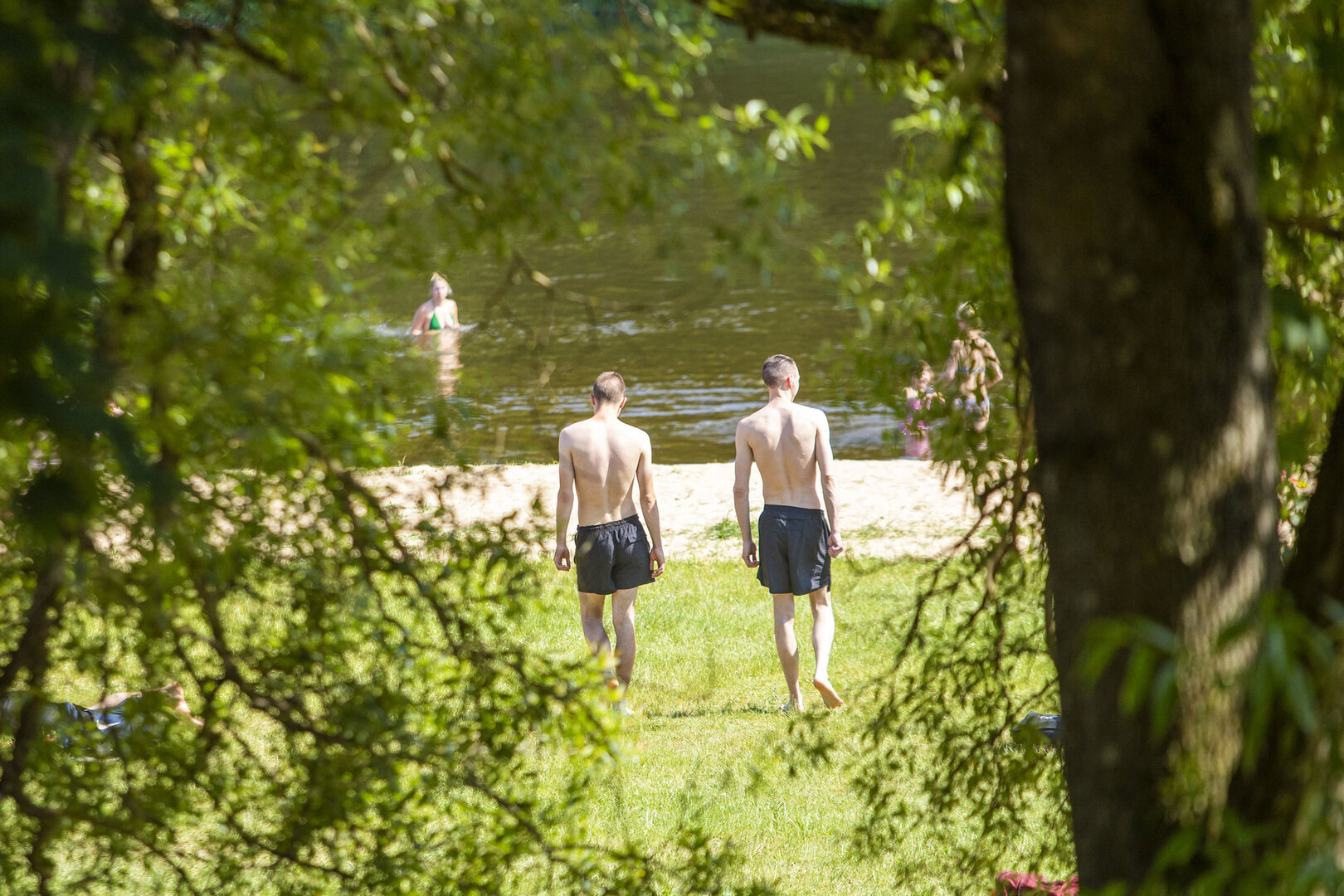 Sekmadienis Valakampių I paplūdimyje