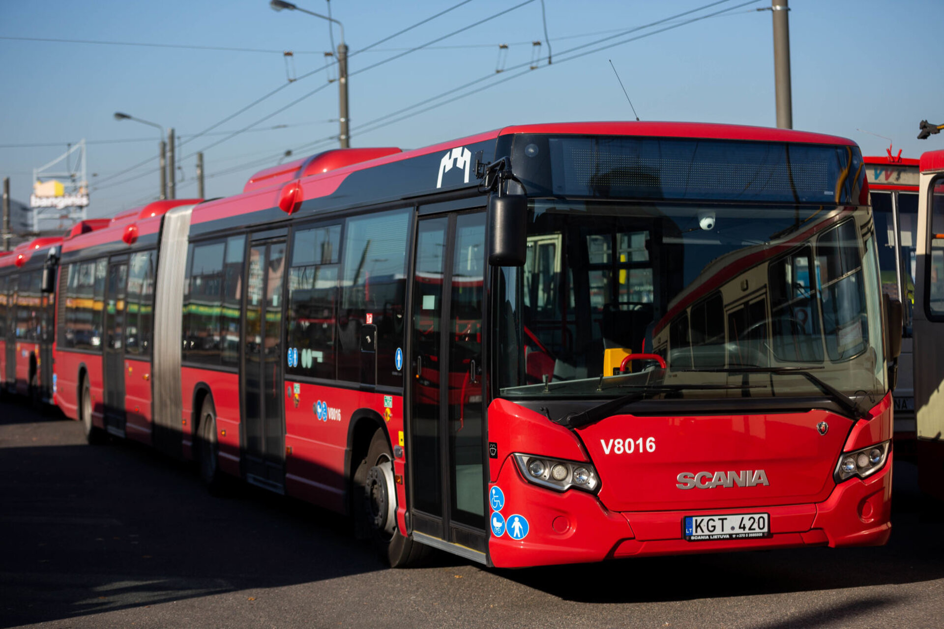 Naujieji Vilniaus vie&scaron;ojo transporto autobusai