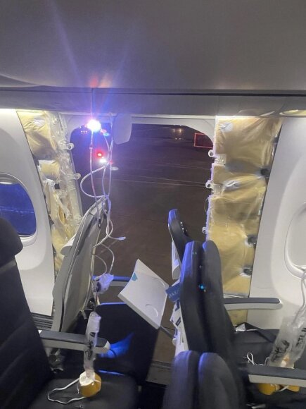 &bdquo;Boeing 737 Max 9&ldquo; skrydžio į Kaliforniją metu