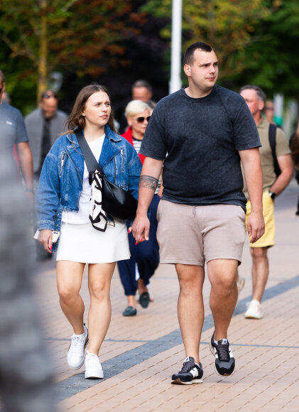 Palangos svečiai Basanavičiaus gatvėje