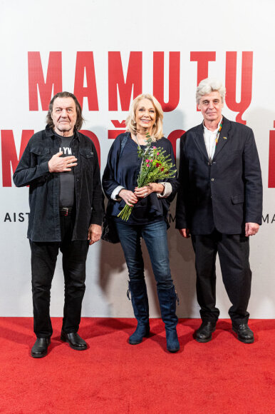 Filmo &bdquo;Mamutų medžioklė&ldquo; premjeros svečiai