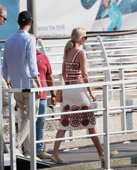 Ivankos Trump &scaron;eima atvyko į Jeffo Bezoso vestuves
