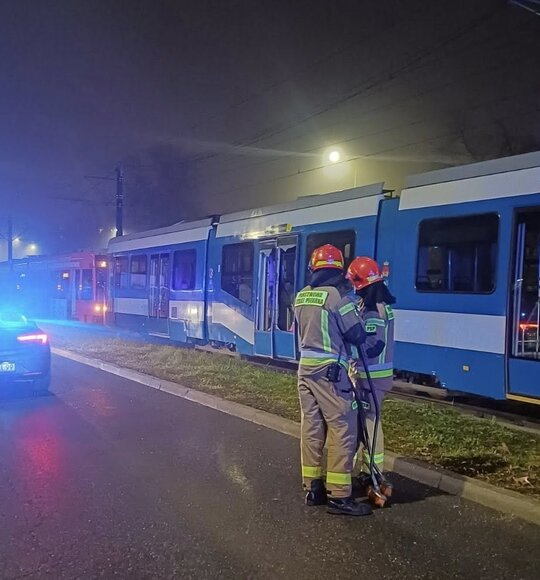 Krokuvoje &ndash; rimta tramvajų avarija