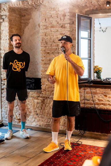Audriaus Bružo parduotuvės gimtadienio akimirka