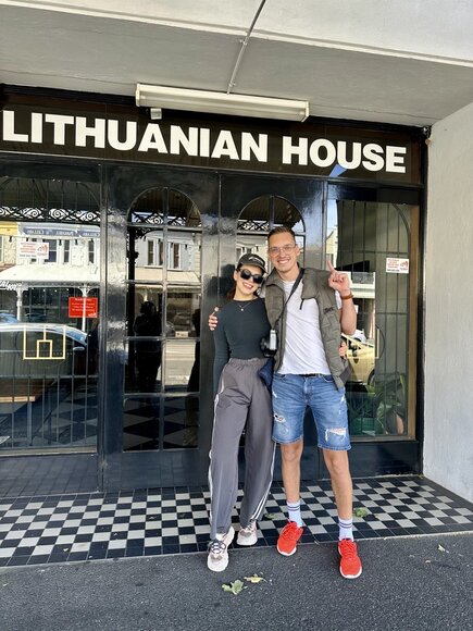 Manto Bertulio ir Ugnės Zavistauskaitės kelionės po Australiją akimirka