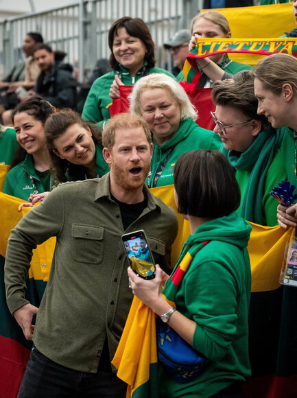 Princas Harry su Lietuvos delegacija
