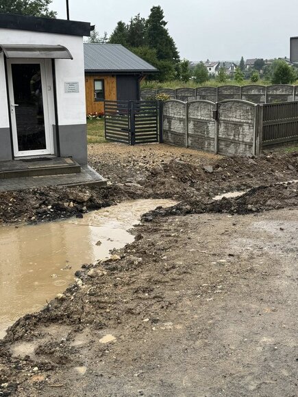 Audros padariniai Lenkijoje