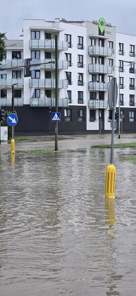 Užtvindytos Elbingo gatvės
