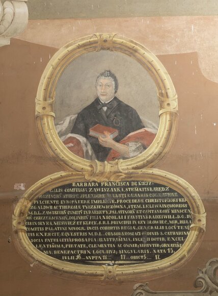Barboros Pranci&scaron;kos Zavi&scaron;aitės-Radvilienės freska &Scaron;v. Jurgio bažnyčioje Vilniuje