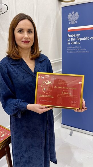 Vilniaus Tarptautinės moterų asociacijos pirmininkė Svitlana Saltis