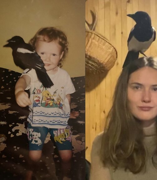 Austėja Keraitytė-Neimanė ir jos globoti gyvūnai