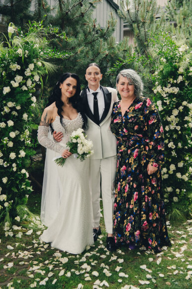 Laura ir Diana su ceremonmeistere Rasa