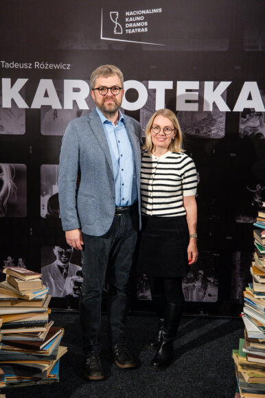Spektaklio &bdquo;Kartoteka&ldquo; premjeros svečiai