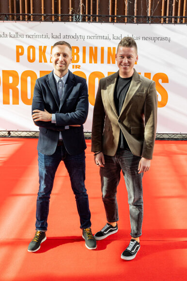 Filmo &bdquo;Pokalbininkė ir Profesorius&ldquo; premjeros svečiai